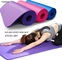 Antimikroba Kebugaran Yoga Mat 12mm Tebal 15mm Tpe Pvc Nbr Fitness Mat Workout
